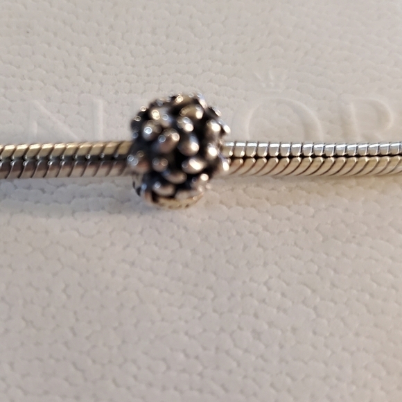 Pandora Bouquet of Flowers Charm with 14k Gold love tag - Picture 4 of 11